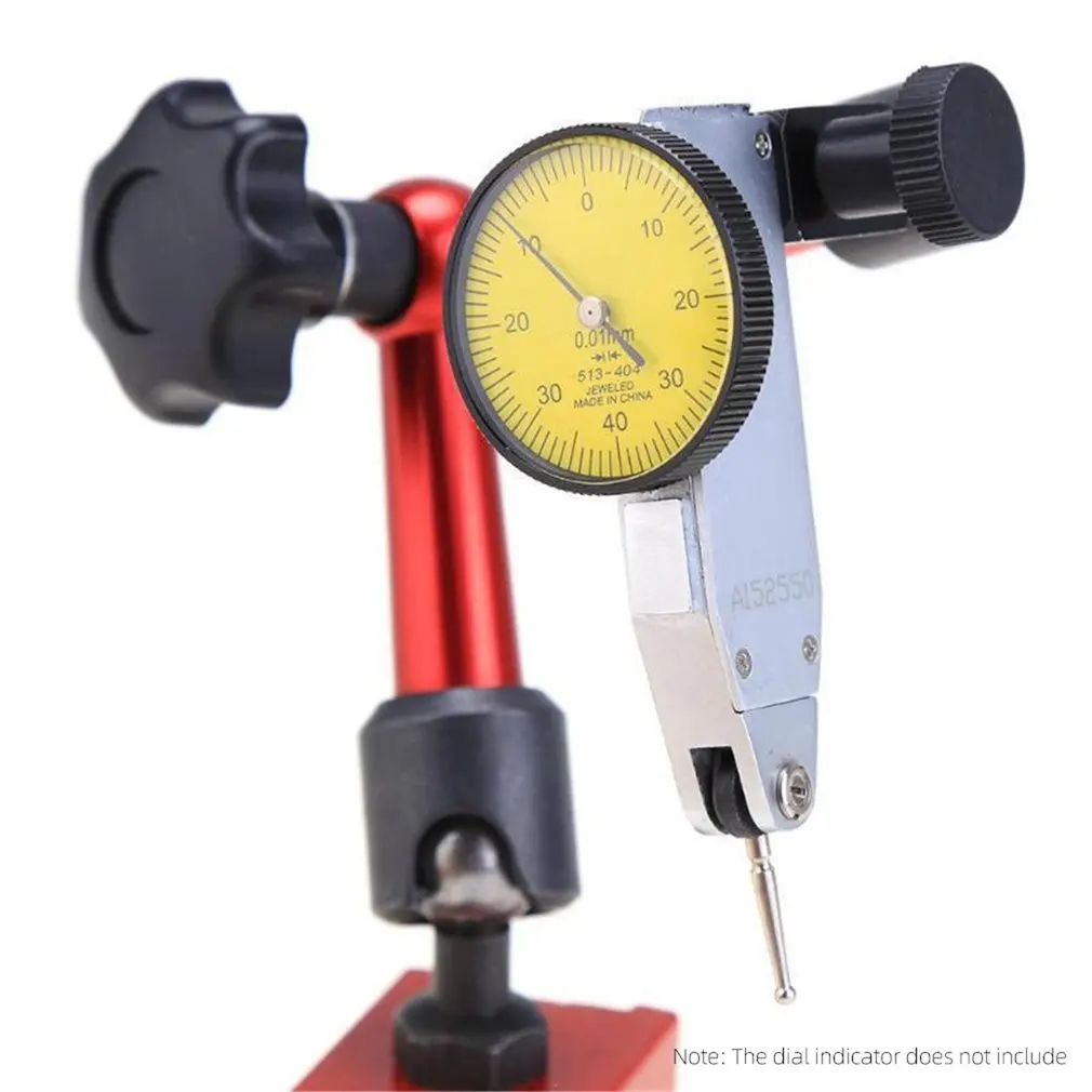 

Mini Universal Magnetic Base Holder Table Seat Correction Gauge Stand Indicator Tool Flexible Dial Test Indicator