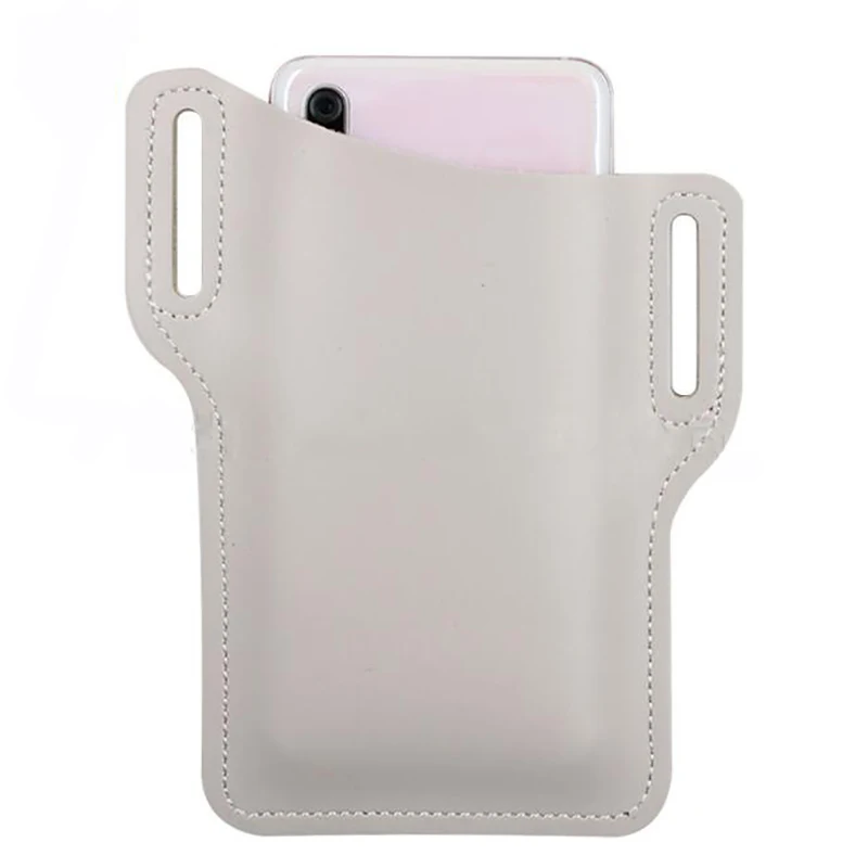 

Fashion Small PU Waist Packs Men Belt Waist Bags Classic Leather Mobile Phone Bag Men's Travel Waist Bags Leg Drop Bag 13 Styles