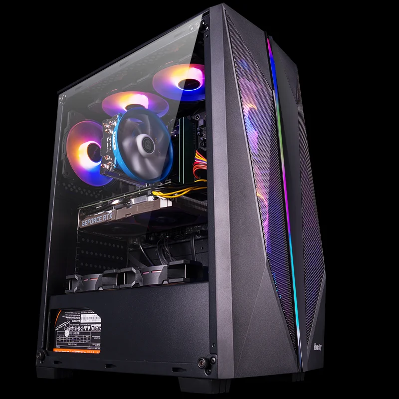 Preise AMD Ryzen R5 3600/Neue Ankunft RTX3060Ti 16G D4 RAM 500G M.2 NVME SSD Für PUBG/GTA5 Gaming Desktop-Computer Host Montage Maschine