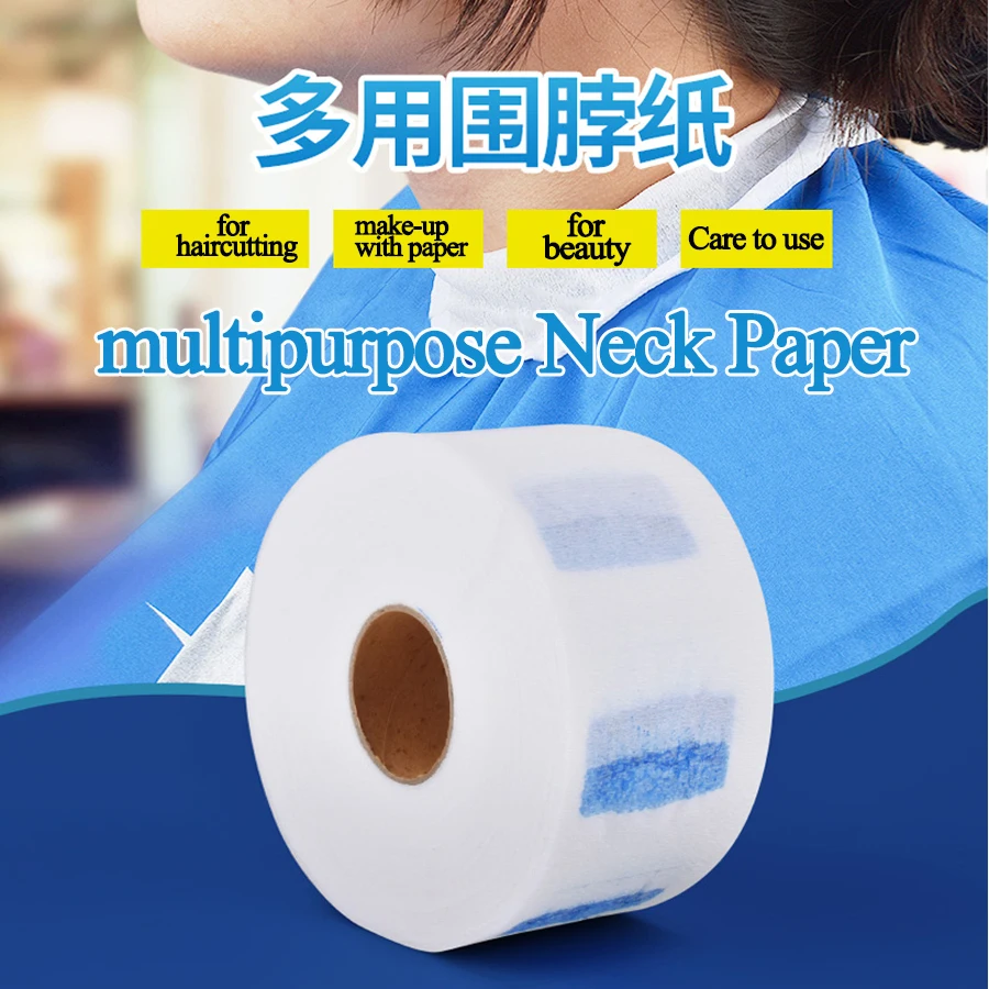 

Alileader Hot Selling 1 Roll Professional Stretchy Disposable Neck Paper Roll Barber Neck Roller Paper Hair Cutting Dressing