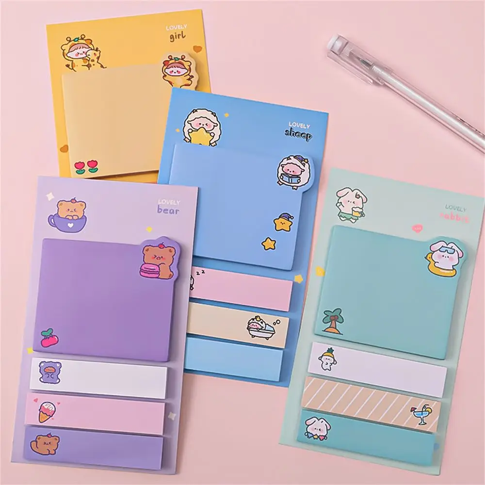 

80 Sheets School Supplies N Times Animal Paper Stationery Sticky Notes Planner Stickers Bookmark Memo Pads