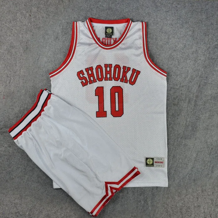 Набор трикотажных изделий Slam Dunk Shohoku для старшей школы № 10 Hanamichi Sakuragi жилет