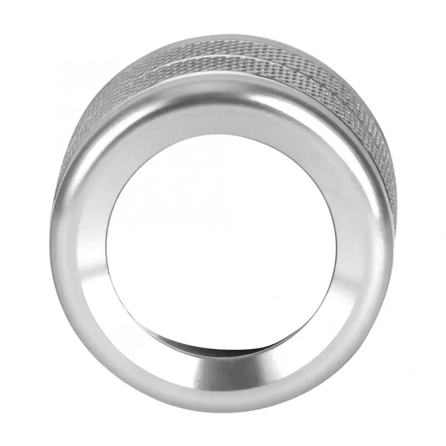 

3pcs Aluminium Alloy Trim Volume Adjuster Decor Rotary Knob Ring for LandRover