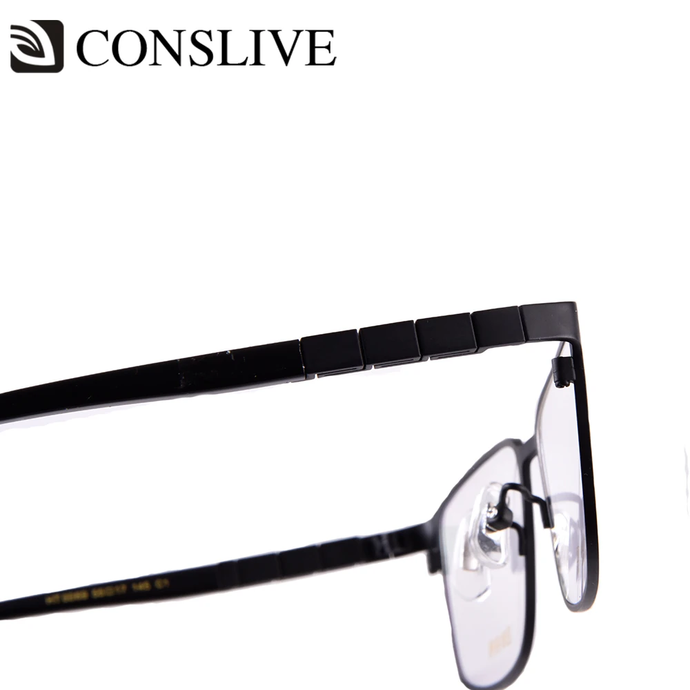 

Pure Titanium Optical Glasses Frame for Men Premium Quality Flexible Arms Multifocal Prescription Eyeglasses Spectacles HT0069