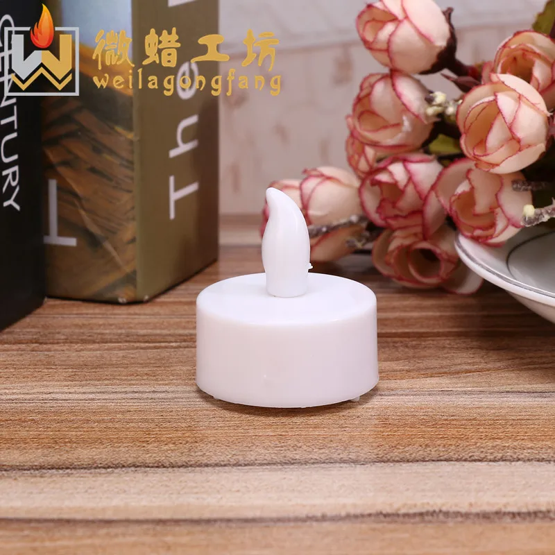 24 шт. светодиодный свечи теплый светильник беспламенные Свечи Батарея