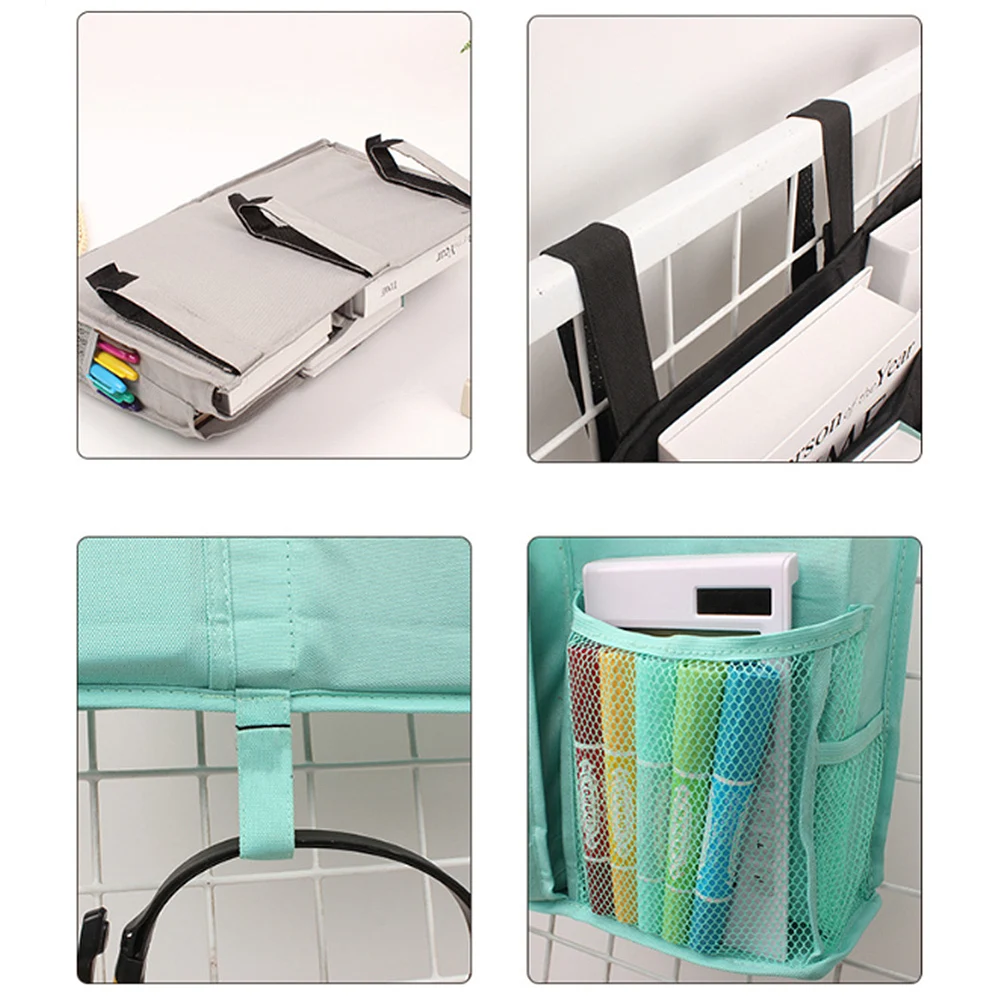 

Bed Pocket Organizer Bedside Storage Bag Waterproof Hanging Pocket Organizer Holder for Bed Rail
