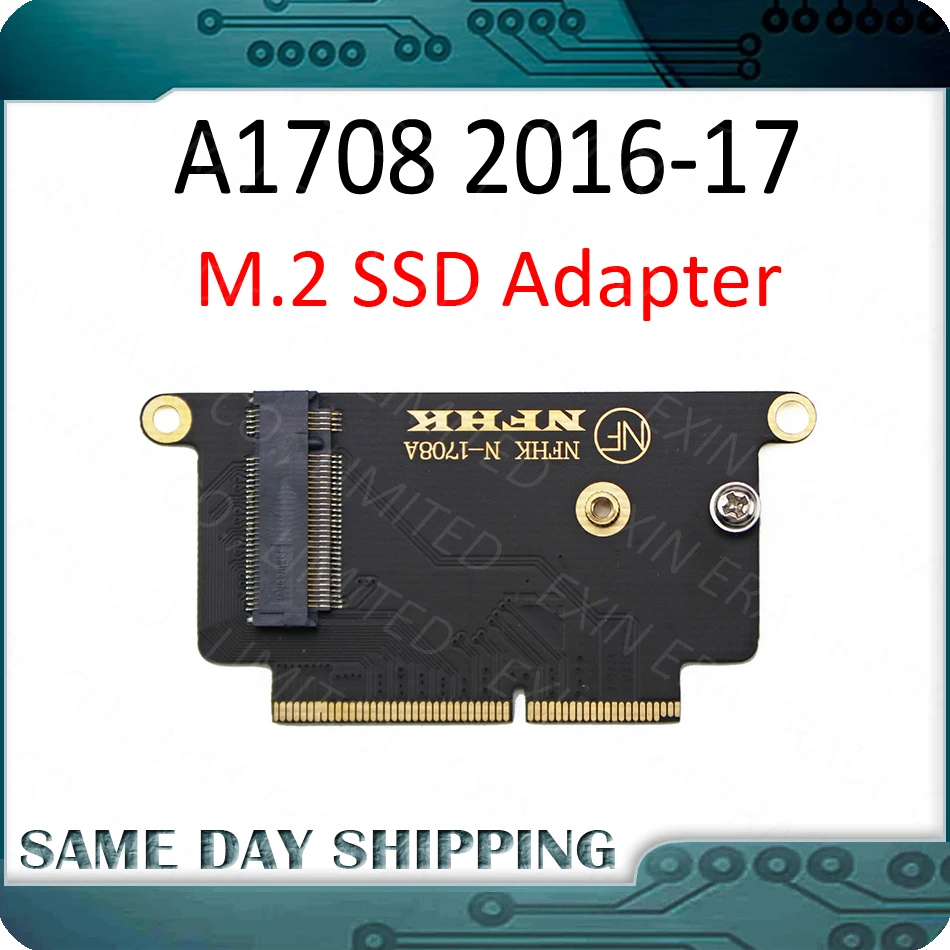 Новый адаптер SSD A1708 NVMe PCI Express PCIE к NGFF M2 карта M.2 для Apple Macbook Pro Retina 13 &quotA1708 2016 2017 |