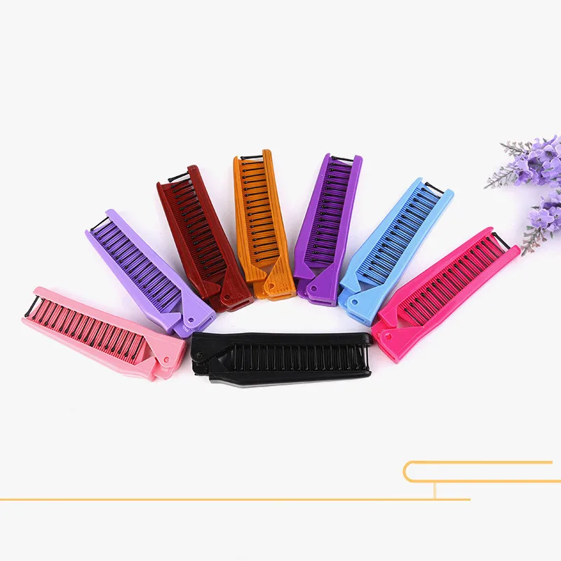 Складной карманный зажим для волос мужчин и женщин 1 шт. расческа усов бороды