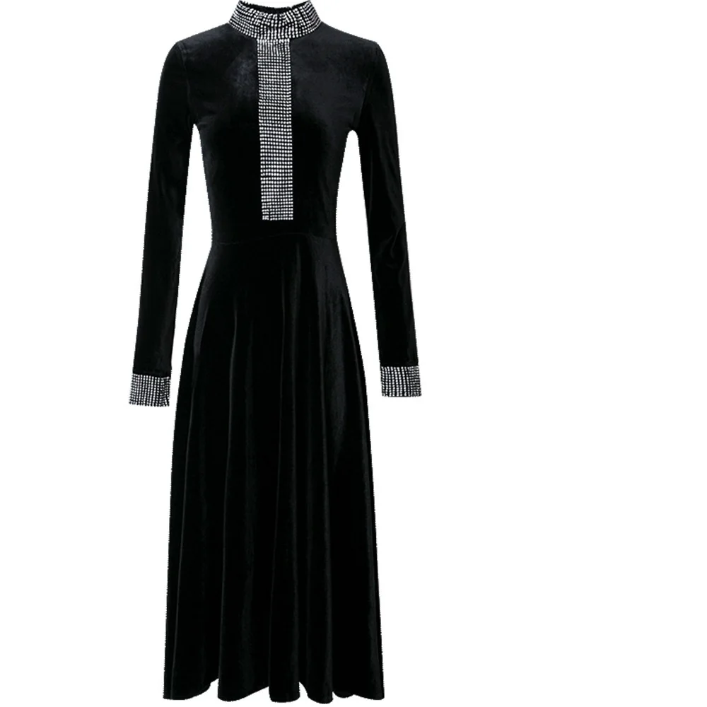 Вечерние нное вечернее платье с бусинами новинка 2019 весеннее женское роскошное