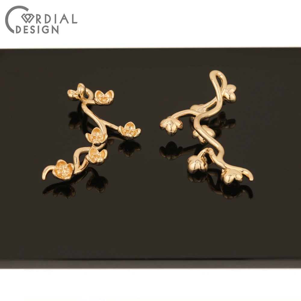 

Cordial Design 50Pcs 22*38MM DIY Pendant/Flower Shape/Jewelry Accessories/Copper/Hand Made/Charms/Jewelry Findings & Components