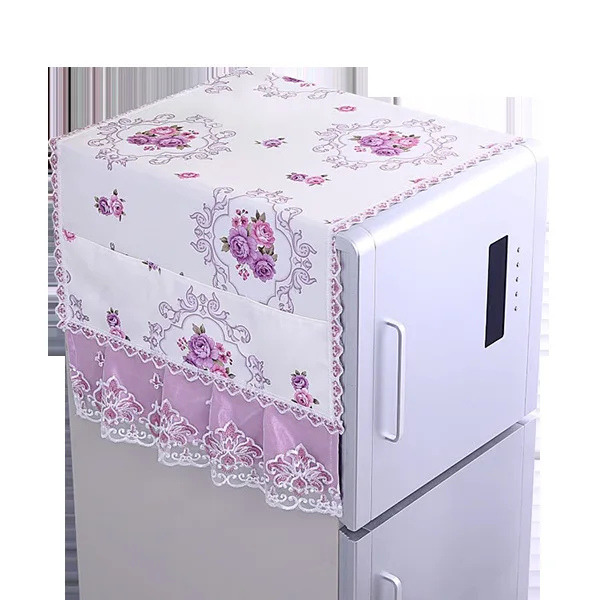 

Refrigerator Dust Cover Refrigerator Cover Cloth Washing Machine Cover Single Open Double Door Refrigerator Cover Cover Towel