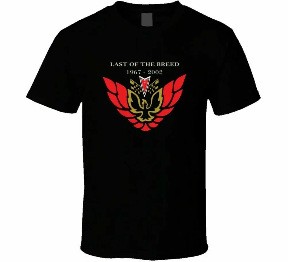 Футболка с логотипом Pontiac Last Of The Breed 1967 - 2002 Transam Gto Firebird | Мужская одежда