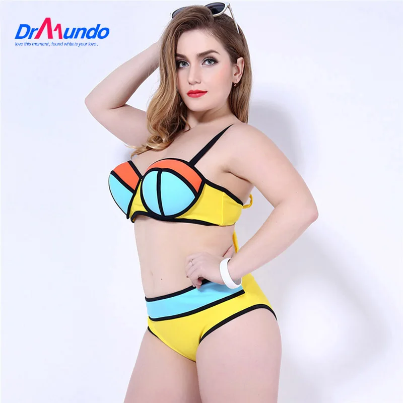 2020 Сексуальное Женское бикини большой грудью ярдов Купальник Высокая