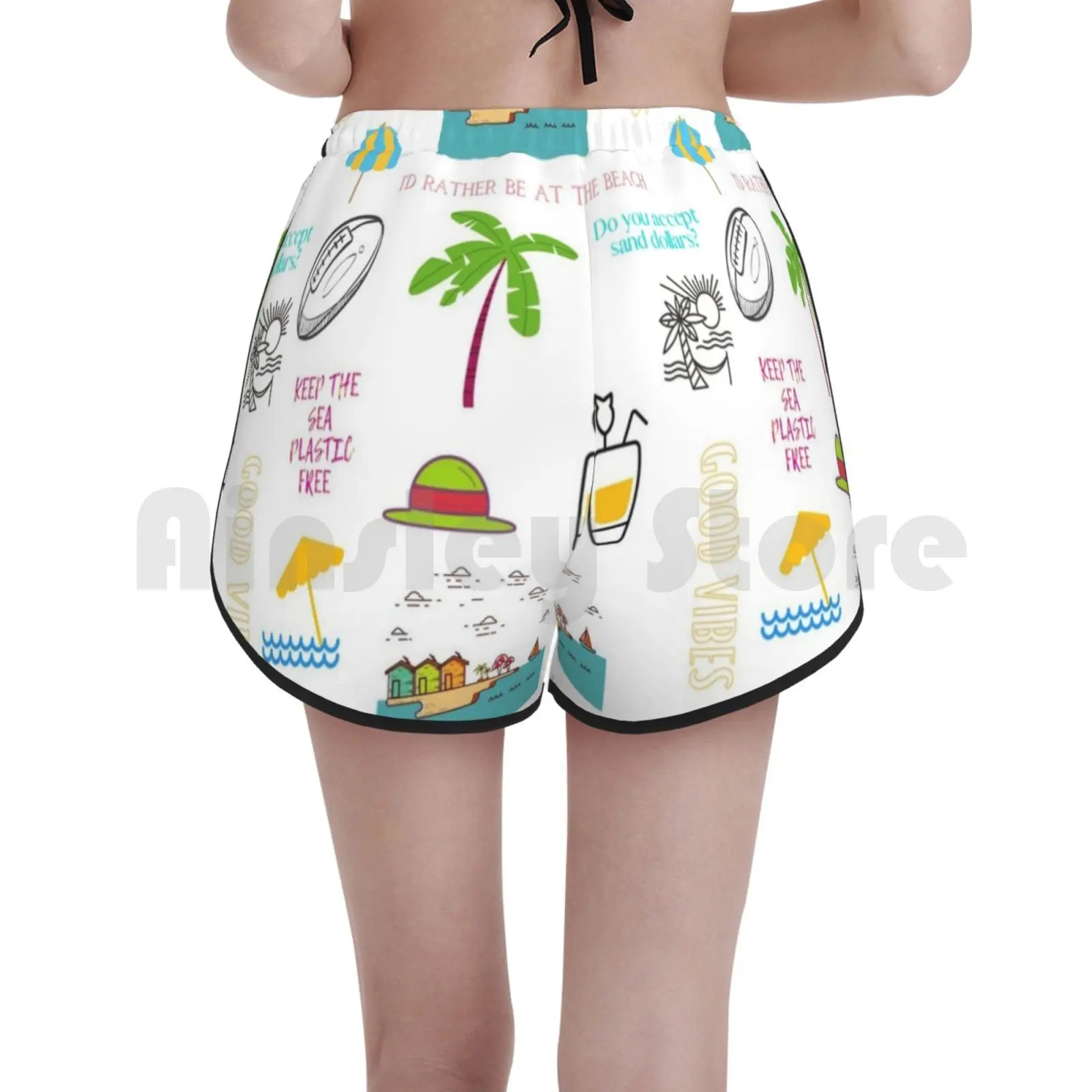 Пляжные гидро фляга наклейки 12 Плавание шорты пакет для пляжа Смешные Популярные