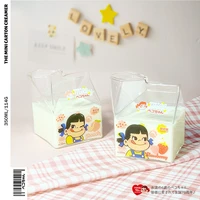 breakfast cup milk cute sister pattern transparent straw water cup can microwave oven girl child exquisite creative gift