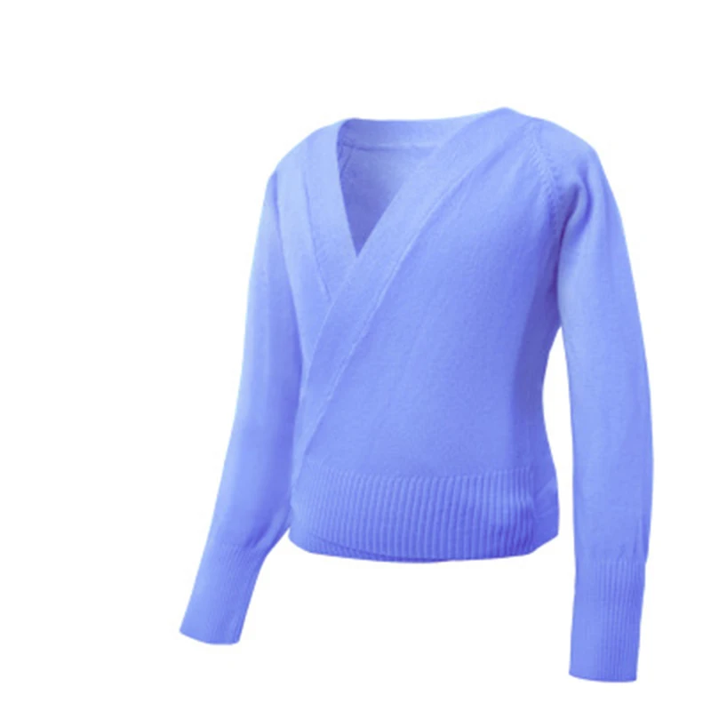 Для балета для девочек гимнастическое трико свитер высокого качества с длинными