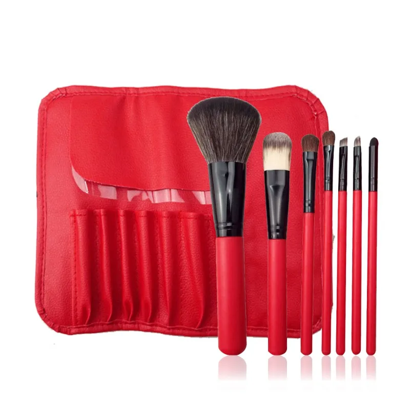 Рекомендуем 7 шт кисть для пудры румян теней кисти макияжа набор кистей кисточек