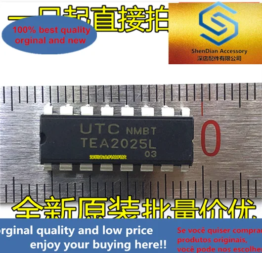 

10pcs only orginal new TEA2025L audio power amplifier integrated circuit (9-12V) straight plug DIP-16 pin