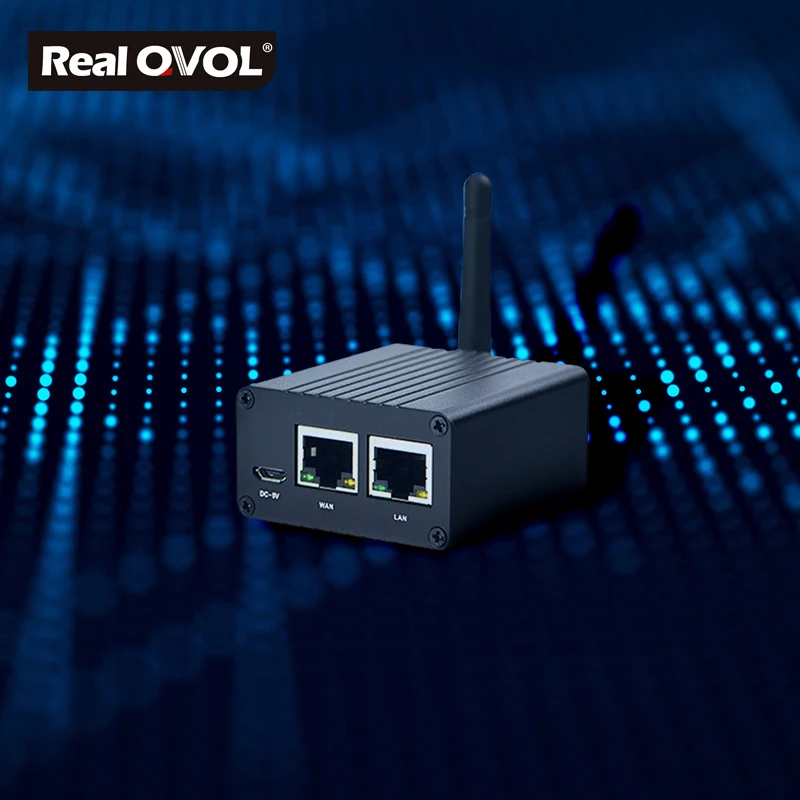 RealQvol FriendlyELEC ELEC NanoPi R1 Allwinner H3 Гбит/с Ethernet бортовой Wifi Bluetooth OpenWRT система