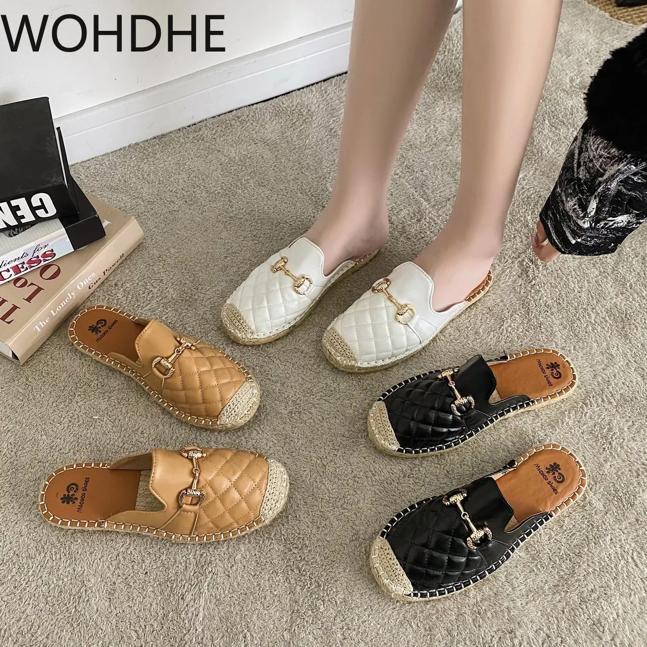 

2021 In The Spring Designer Outdoorshoes Woman Mules Flats Slippers Sandalias De Verano Para Mujer Zapatos De Mujer Calzado