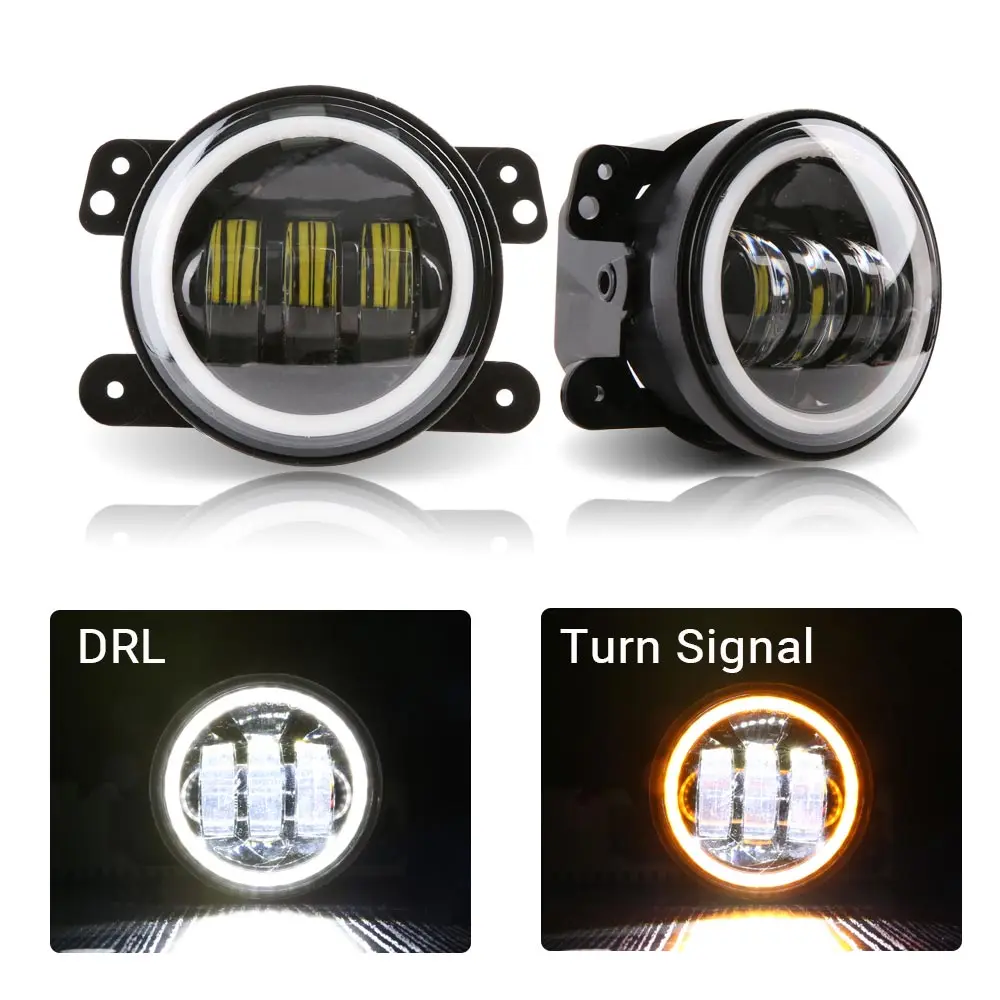 7 дюймовый светодиодный галогеновые фары головного света с поворота янтарного