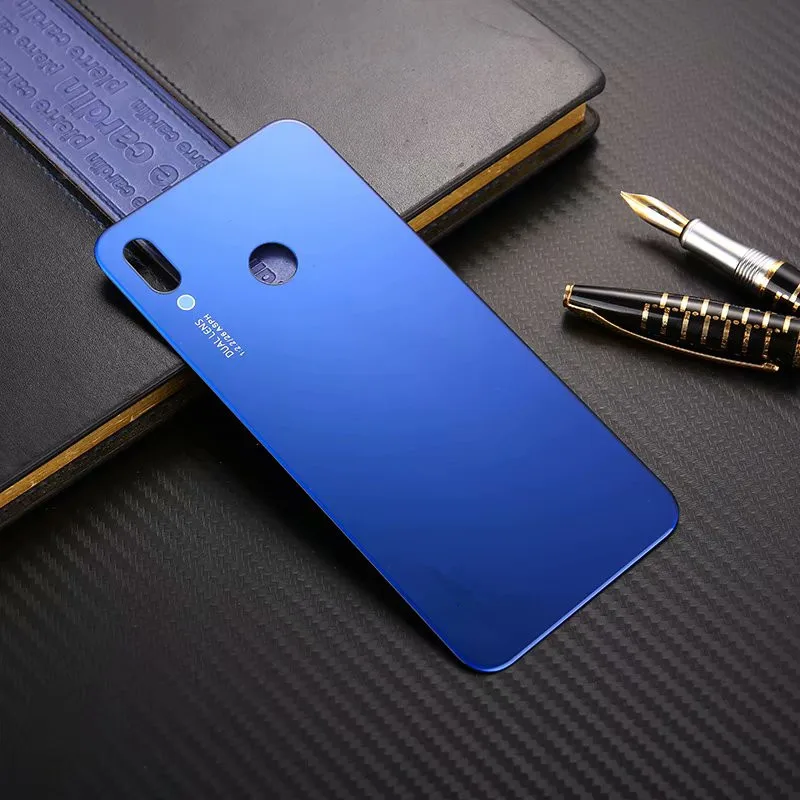 Корпус P20Lite для Huawei P20 Lite / Nova 3e стеклянная крышка аккумулятора задняя телефона +