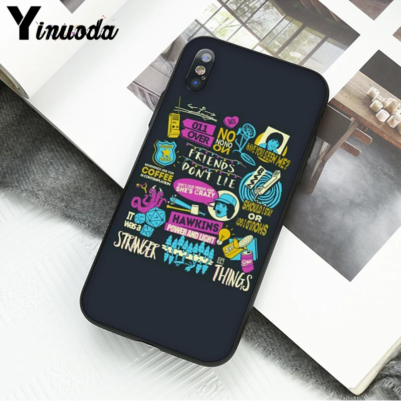Yinuoda странные вещи Рождественские огни чехол для телефона оболочка для iPhone11 8 7 6 6S Plus 5 5S SE XR X XS MAX 11pro max Coque Shell