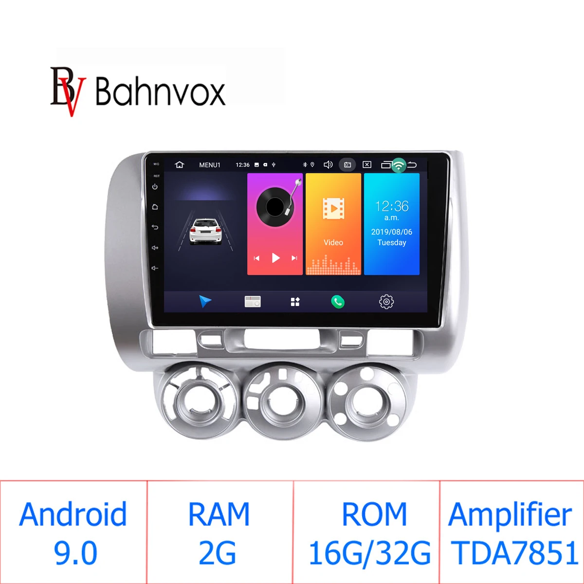 " android 9,0 RAM2G Автомобильный gps dvd-плеер для honda Fit Jazz LHD 2004 2007 автомобильный радиоприемник Мультимедиа Навигация стерео головное устройство dsp