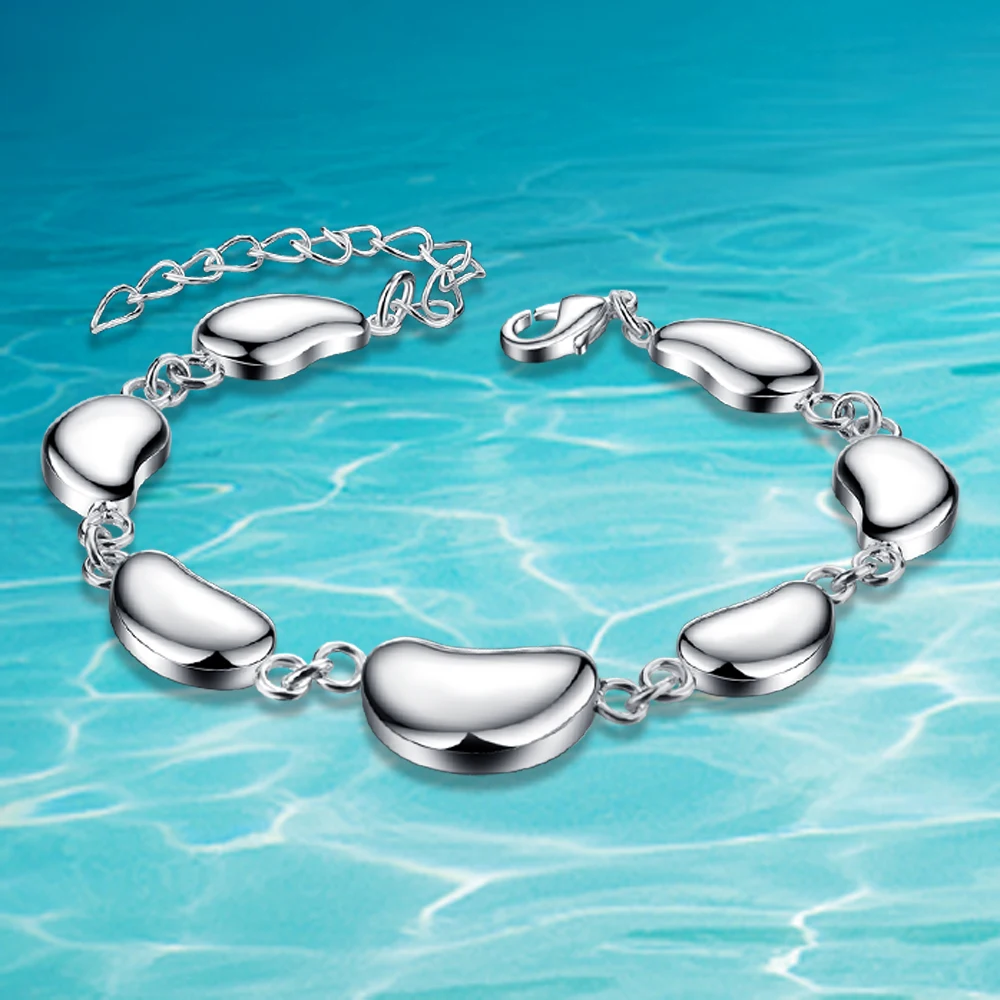 Женские браслеты из серебра 925 пробы очаровательные ювелирные изделия |