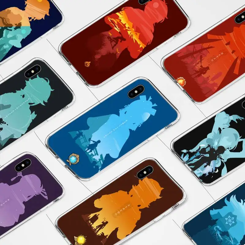 

Genshin Impact Icon Phone Case for iphone 6s 7 8plus xr xs max 11 12 pro max mini clear cover