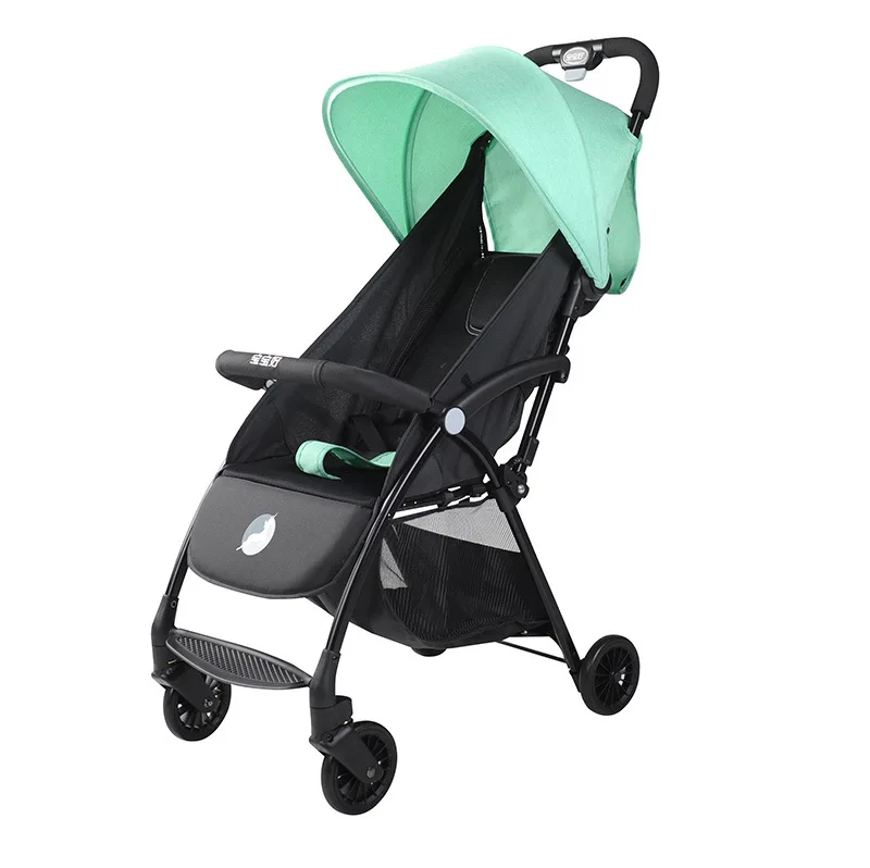 

Ultra-light Portable Folding Baby Stroller Can Sit Reclining High Landscape Infant Travel Cart Can Be on The Plane