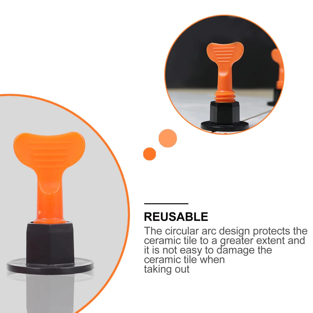 

1 Pack/50 Sets Rotating Floor Tile Leveling Tool Changing Steel Needle Leveler