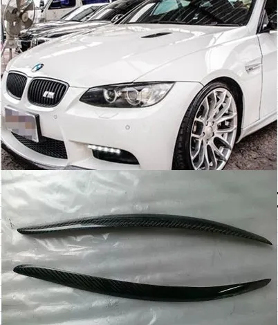 Стильная наклейка E92 E93 M3 LM для автомобильной фары из углеродного волокна