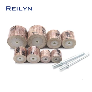 Бесплатная доставка 10 шт. песок полировка бумаги биты абразивных швабры шпинделя швабры колесо наждачная бумага колеса монтируется лепестковые круги