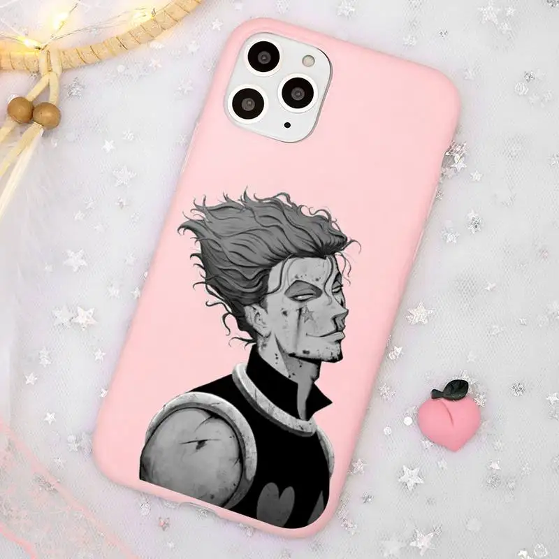 

hunter x hunter luxury Phone Case coque capa Candy Color for iPhone 11 12 mini pro XS MAX 8 7 6 6S Plus X SE 2020 XR