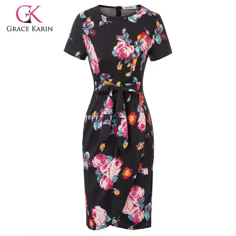 Женское платье с принтом Грация Карин летнее Повседневное миди без рукавов