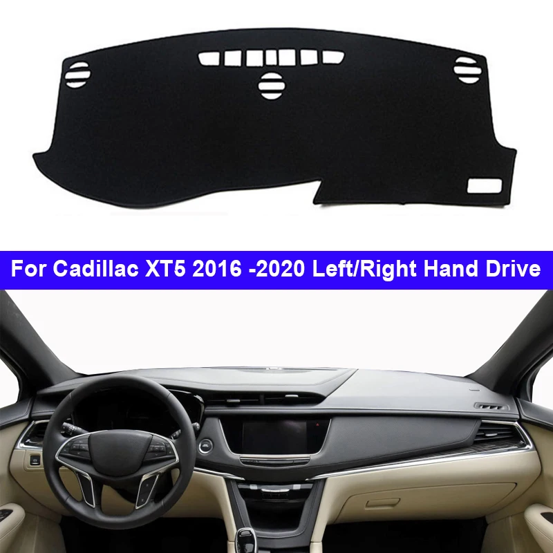 Чехол для приборной панели автомобиля коврик ковер накидка Cadillac XT5 2016 2017 2018 2019 LHD