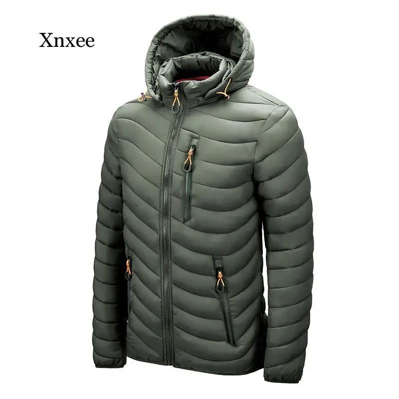 

Brand Winter Warm Waterproof Jacket Men 2020 New Autumn Thick Hooded Parkas Mens Fashion Casual Slim Jacket Coat Men