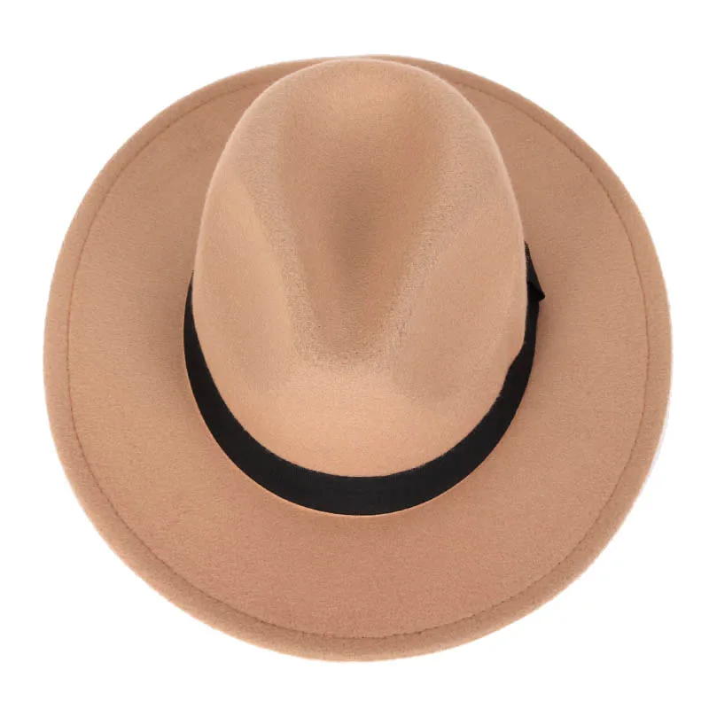 Осенняя шапка для женщин унисекс 2020 зимняя фетровая шляпа мужчин с широкими