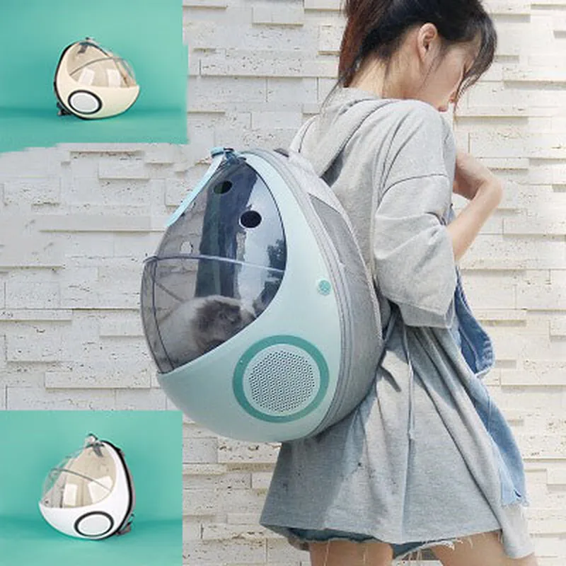Рюкзак для домашних животных дышащий вместительный ранец в виде капсулы рюкзак