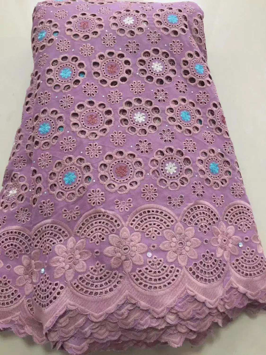 Высококачественная швейцарская вуаль кружева в Швейцарии хлопковая Африканская