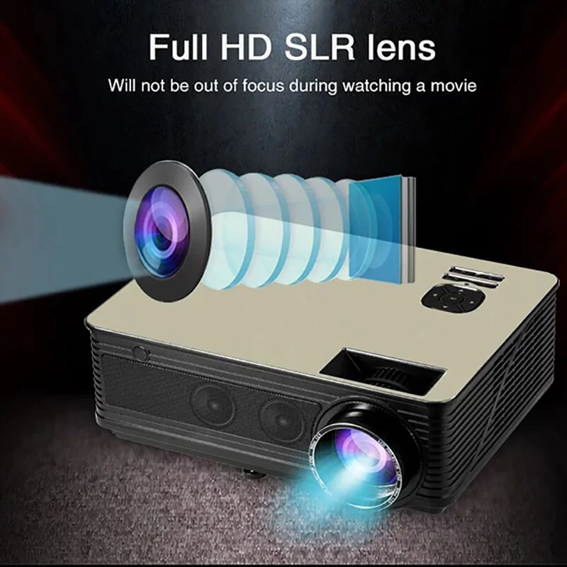 HD светодиодный проектор Android WiFi Bluetooth Full HD 1080P разрешение 1920x1080 офисный домашний видео мультимедийный проектор