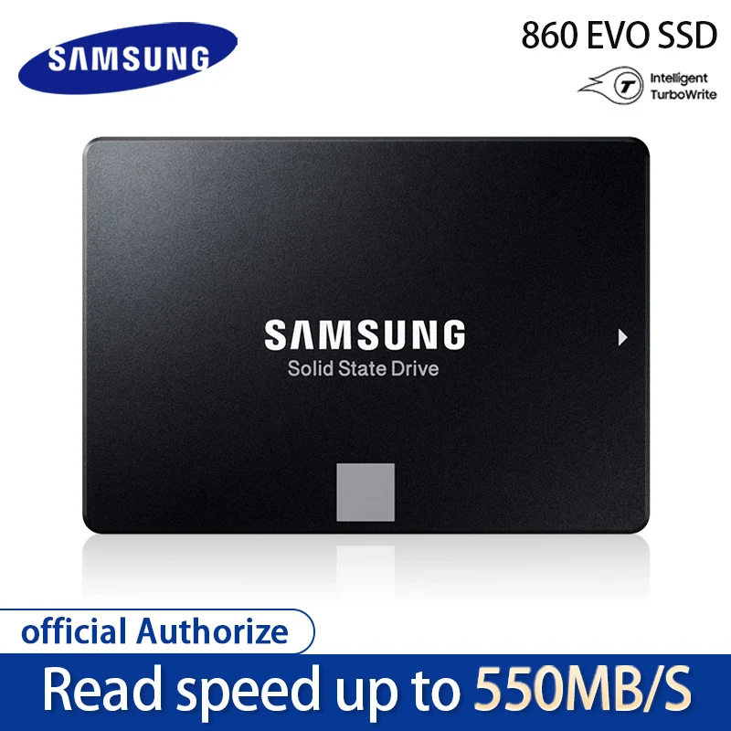 Внутренний твердотельный накопитель Samsung 860 EVO 250 ГБ 500 1 ТБ SATA 3 2 5 дюйма HDD жесткий