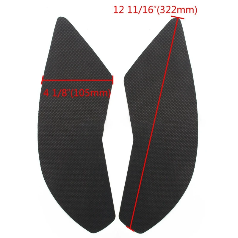 

Motorcycle Fuel Tank Sticker Non-Slip Fuel Tank Pad Fuel Tank Knee Pad Side Sticker Suitable for Yamaha YZF-R1 2015-2018