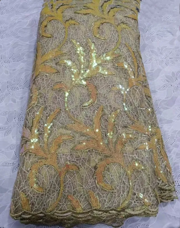 Лидер продаж королевские синие африканские кружевные ткани Высококачественная