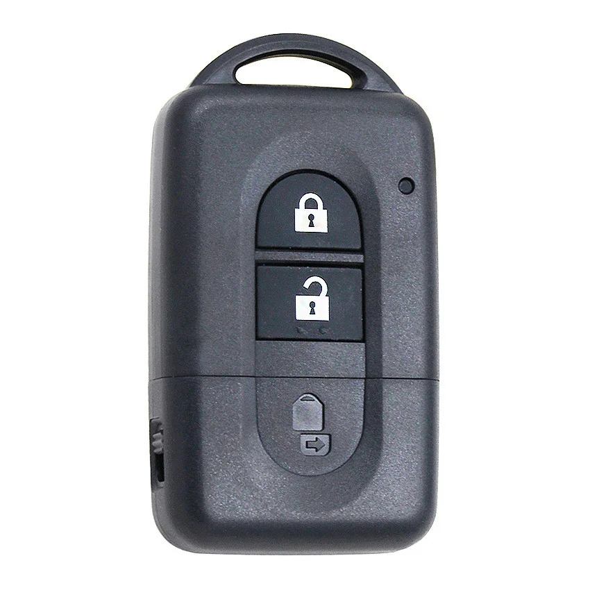 Автомобильный ключ пустой дистанционный чехол для ключей Fob 2 кнопки Nissan Micra Xtrail