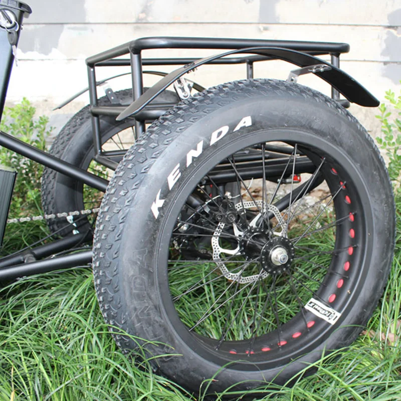 Электрический трехколесный снегоход 48 в 1000 Вт велосипед большой