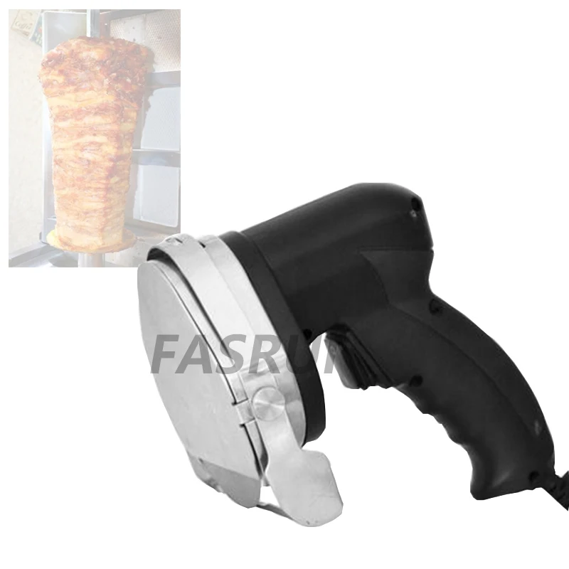 

Electric Kebab Slicer Shawarma Cutter Roast Meat Knife Commercial Handheld BBQ Beaf Cutting Machine Gyro Knife