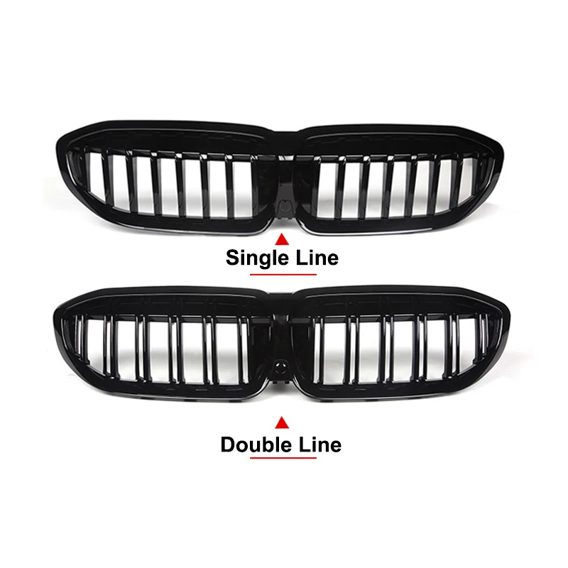 Глянцевая черная M сменная решетка автомобильного бампера гриль для BMW 3 серии G20