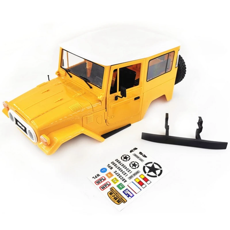 4WD RC Car Body Shell for WPL C34 C34K C34KM C44KM 1/16 2.4G Vehicle Parts Frame | Игрушки и хобби